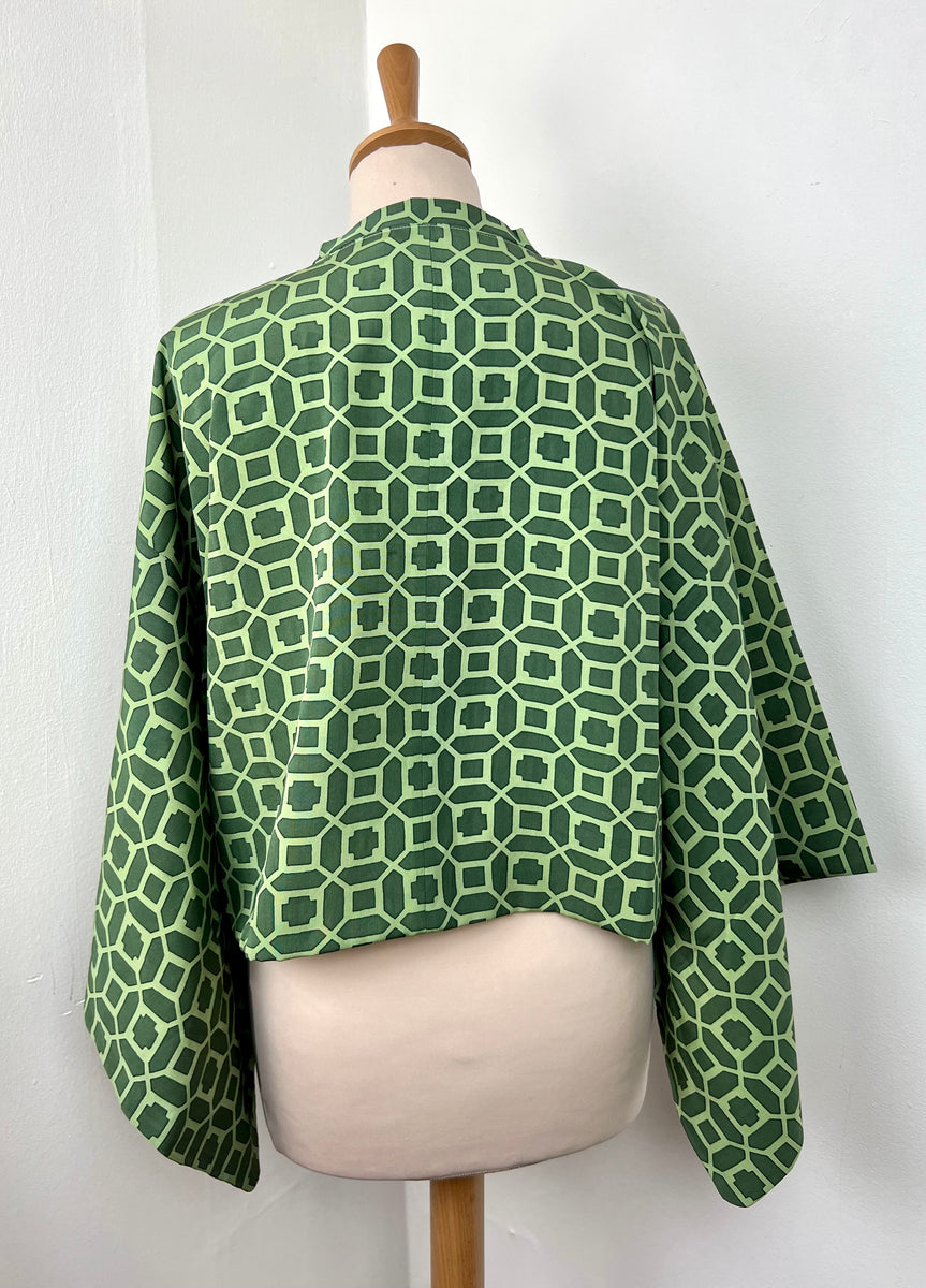 Reworked Kimono Jacket - Formal Garden – Godiva Boutique